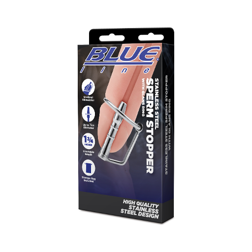 Blue Line STAINLESS STEEL SPERM STOPPER WITH GLANS RING