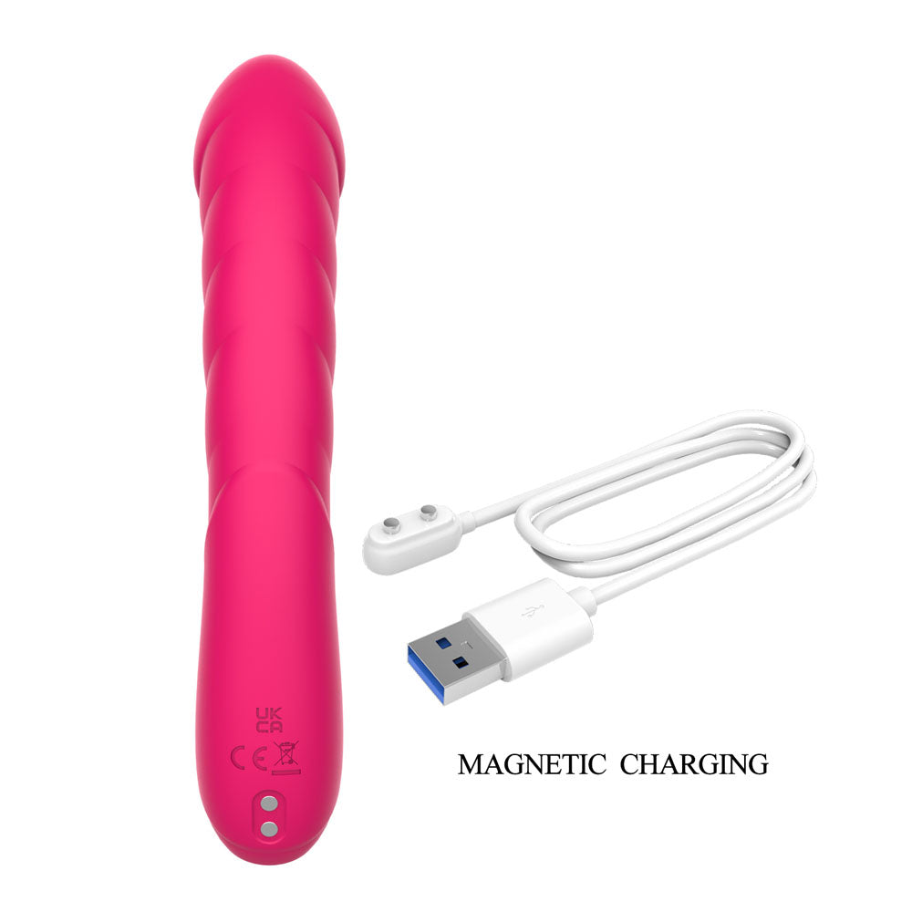 Party Up MONICA - Pink - Pink 15.8 cm USB Rechargeable Rabbit Vibrator-BP-W00006