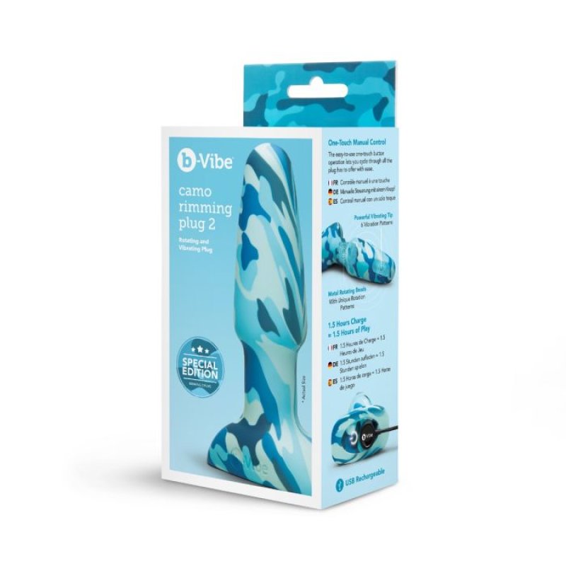 b-Vibe Rimming Plug 2 Camo-BV-001CAM