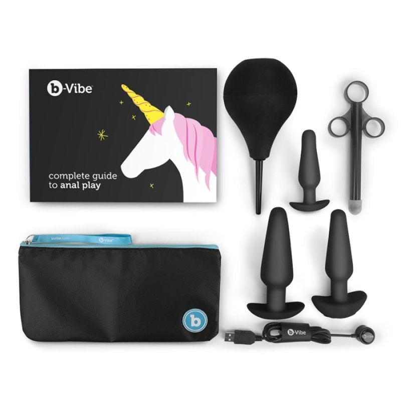 B-Vibe ANAL EDUCATION SET BLACK-BV-012BLK