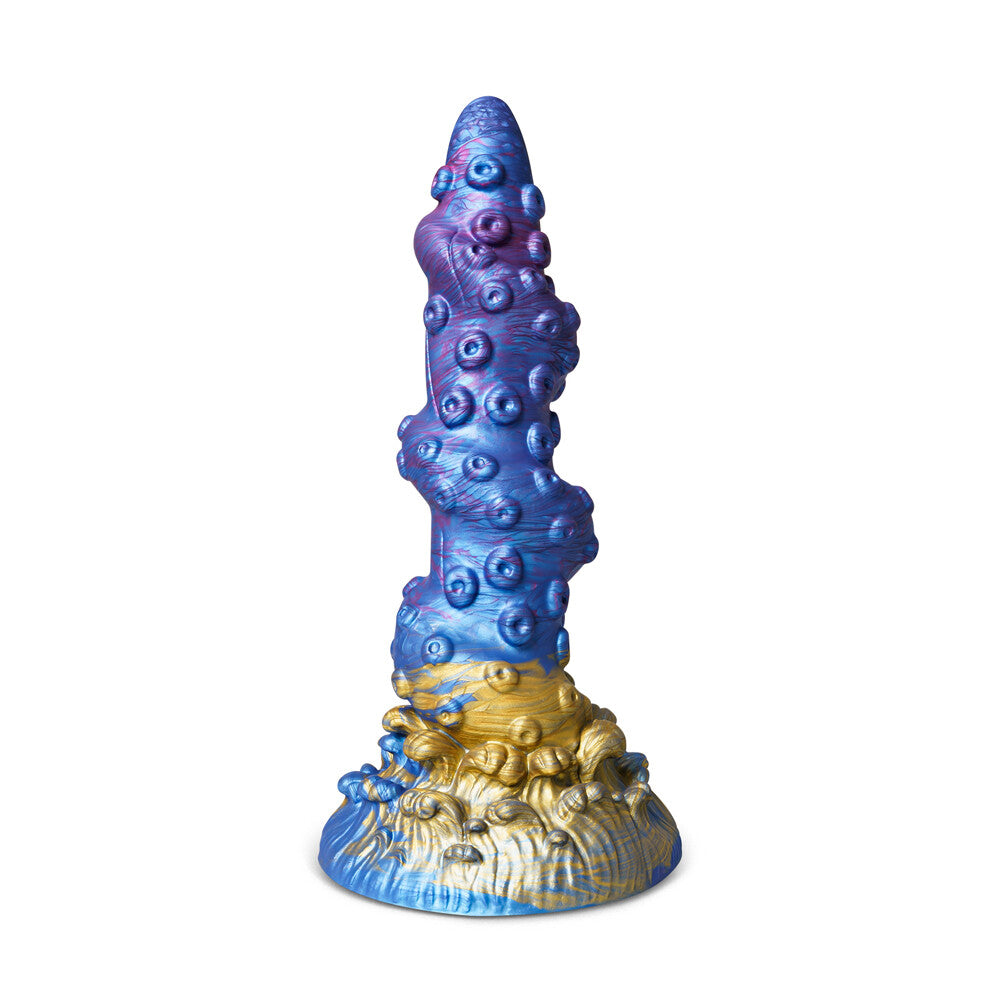 Blue Alien Dildo with Suction
