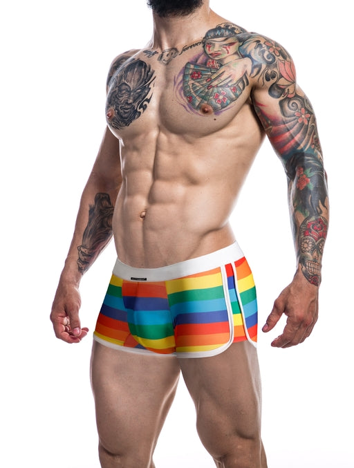 Cut For Men Athletic Trunk-Rainbow-L