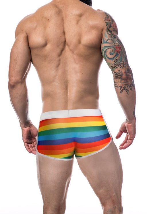 Cut For Men Athletic Trunk-Rainbow-XL