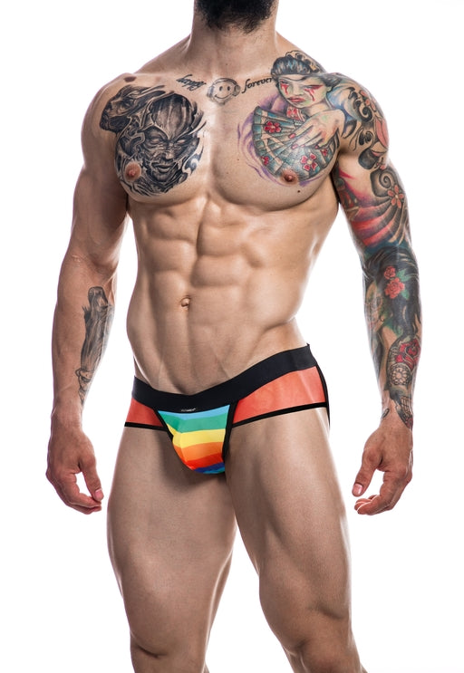 Cut For Men Mixed Jockstrap-Rainbow-S