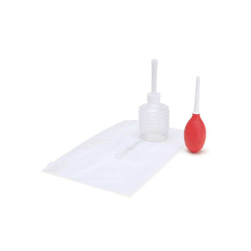 CleanScene 4 Piece Mini Travel Douche with One Way Valve - 60 ml Capacity with Free Travel Douche Included - CS102