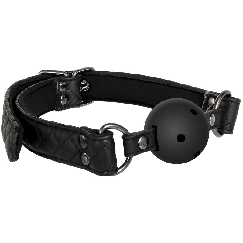 Adam & Eve Eves Fetish Dreams Ball Gag - Black Mouth Restraint