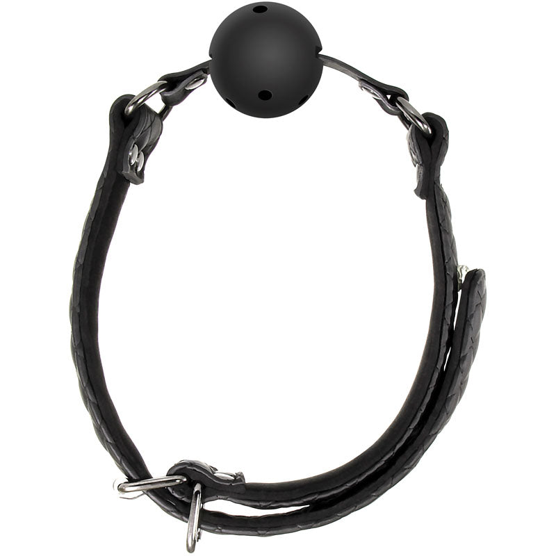 Adam & Eve Eves Fetish Dreams Ball Gag - Black Mouth Restraint