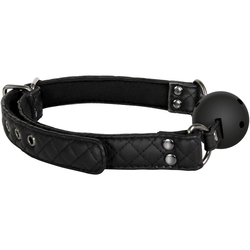 Adam & Eve Eves Fetish Dreams Ball Gag - Black Mouth Restraint