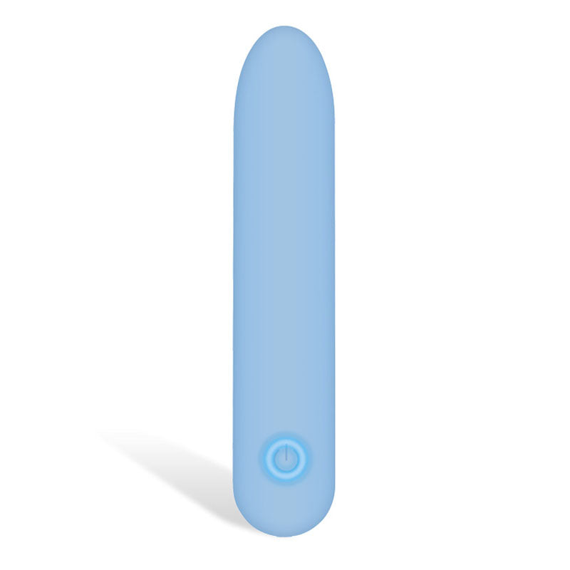 Adam & Eve Eves Silky Sensations Rechargeable Bullet - Blue 9.4 cm USB Rechargeable Bullet - E195 4000