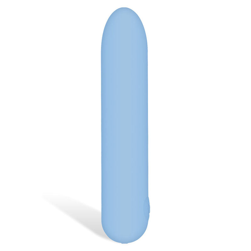 Adam & Eve Eves Silky Sensations Rechargeable Bullet - Blue 9.4 cm USB Rechargeable Bullet - E195 4000