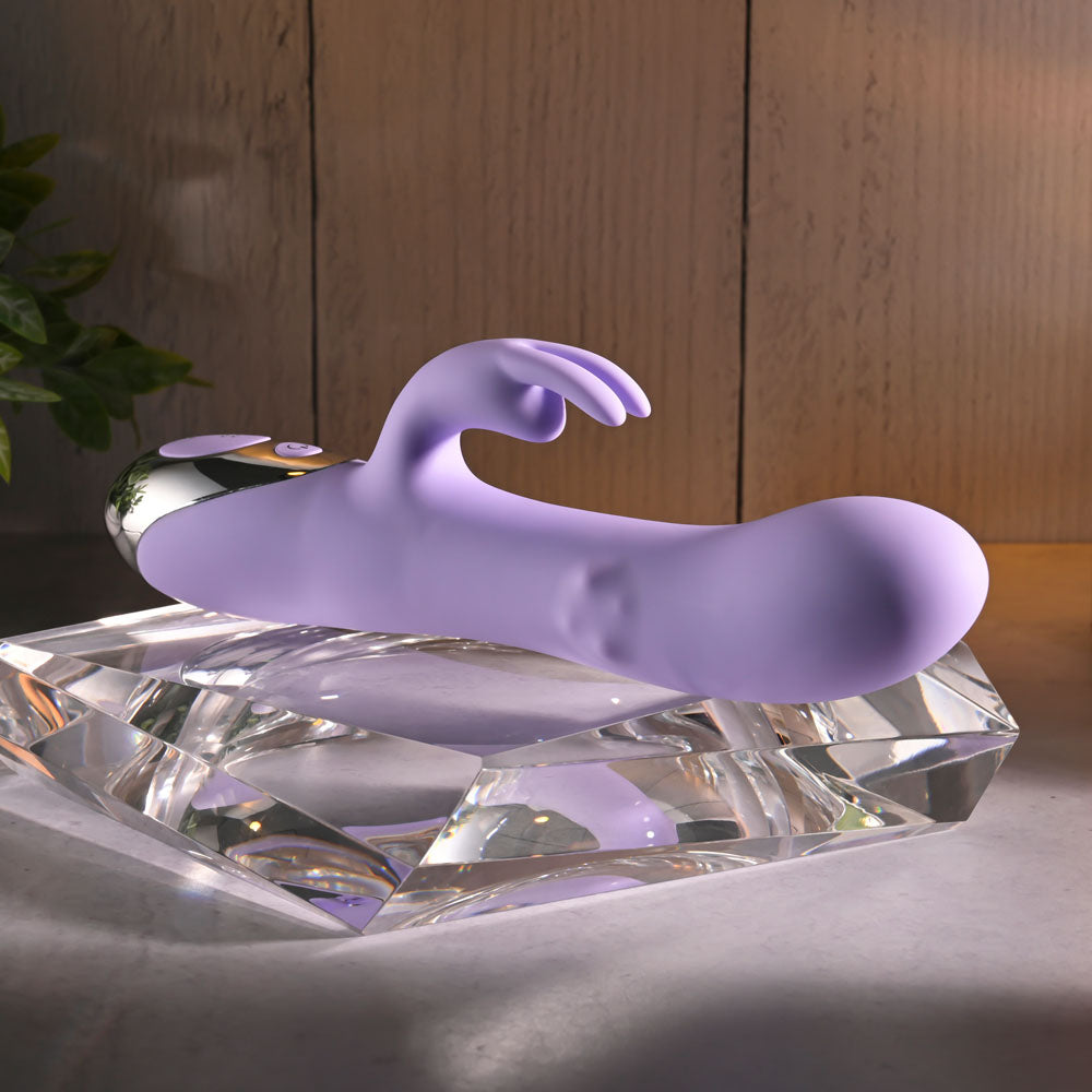 Evolved SPINDERELLA - Purple USB Rechargeable Rabbit Vibrator - EN-RS-6534-2