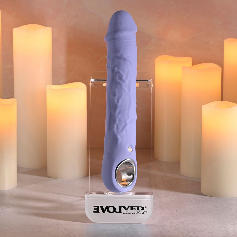 Evolved LARGE PURPLE FANTASY - Purple 21.8 cm USB Rechargeable Vibrator-EN-RS-6961-2