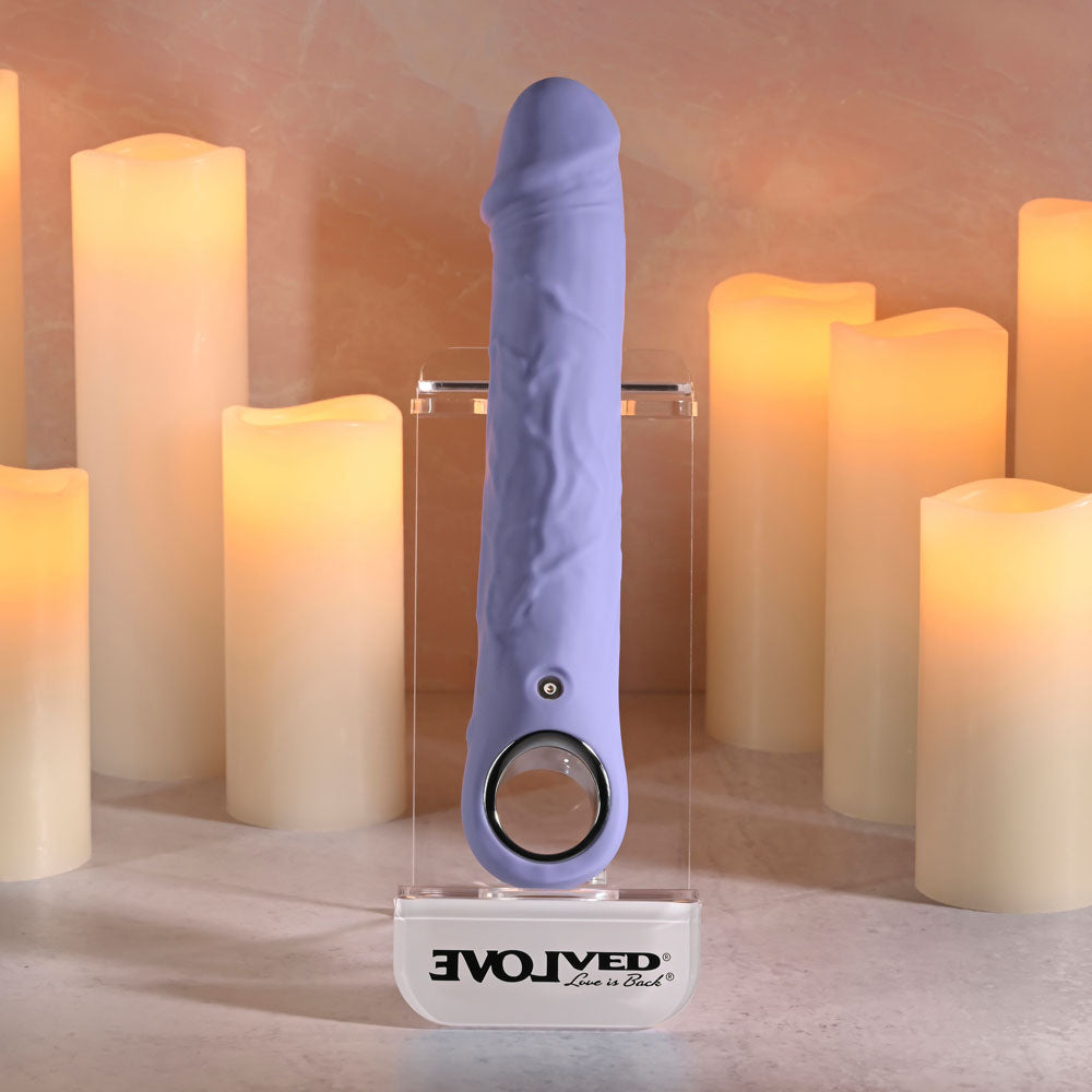 Evolved LARGE PURPLE FANTASY - Purple 21.8 cm USB Rechargeable Vibrator-EN-RS-6961-2