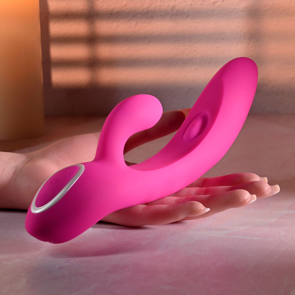 Evolved G-TAPPER - Pink USB Rechargeable Rabbit Vibrator-EN-RS-7616-2
