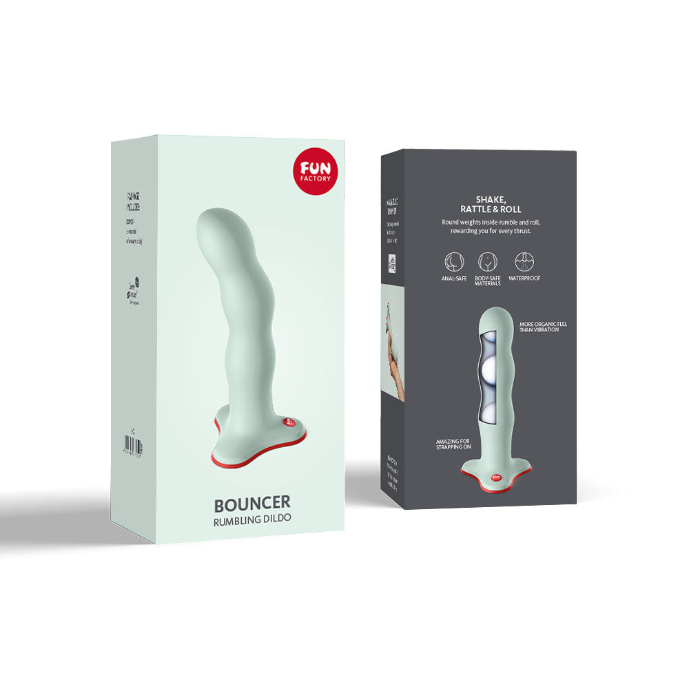 Fun Factory BOUNCER sage green - Sage Green 18.5 cm Dildo-FF000856LG01