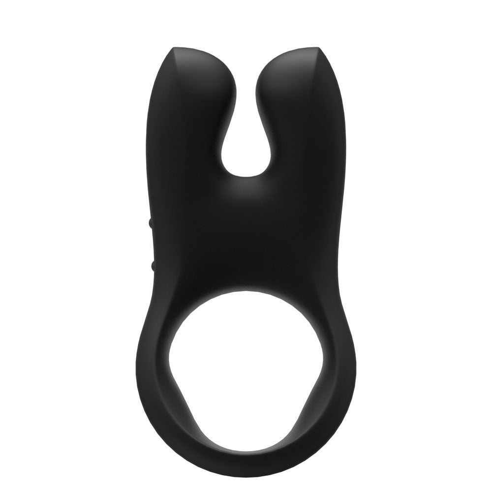 Fun Factory NOS black - Black USB Rechargeable Vibrating Cock Ring-FF000876BK01