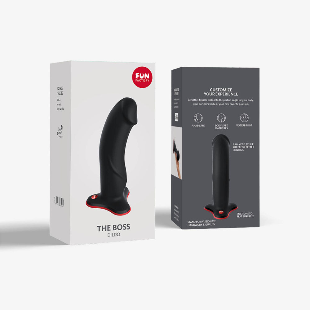Fun Factory THE BOSS STUB black - Black 17.9 cm Dildo-FF000888BK01