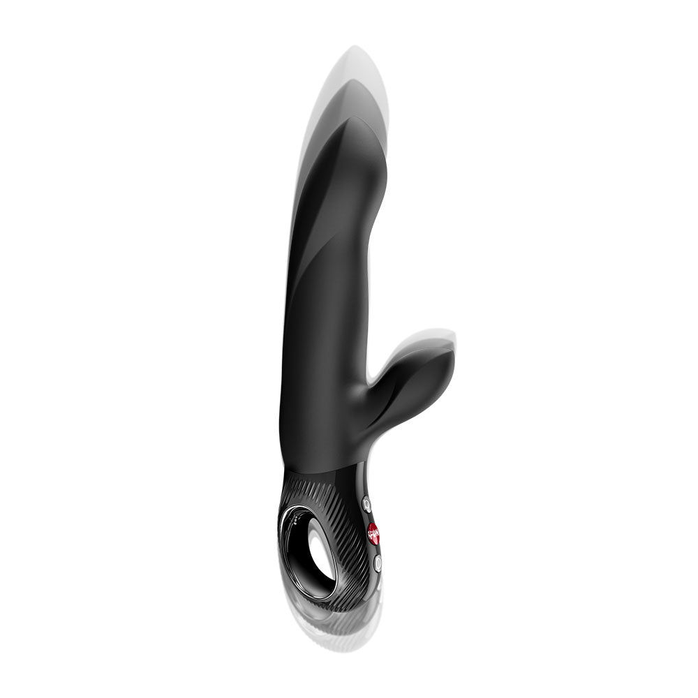 Fun Factory BI STRONIC ARC Black - Black 21.6 cm USB-C Rechargeable Thrusting Vibrator - FF001018BK01