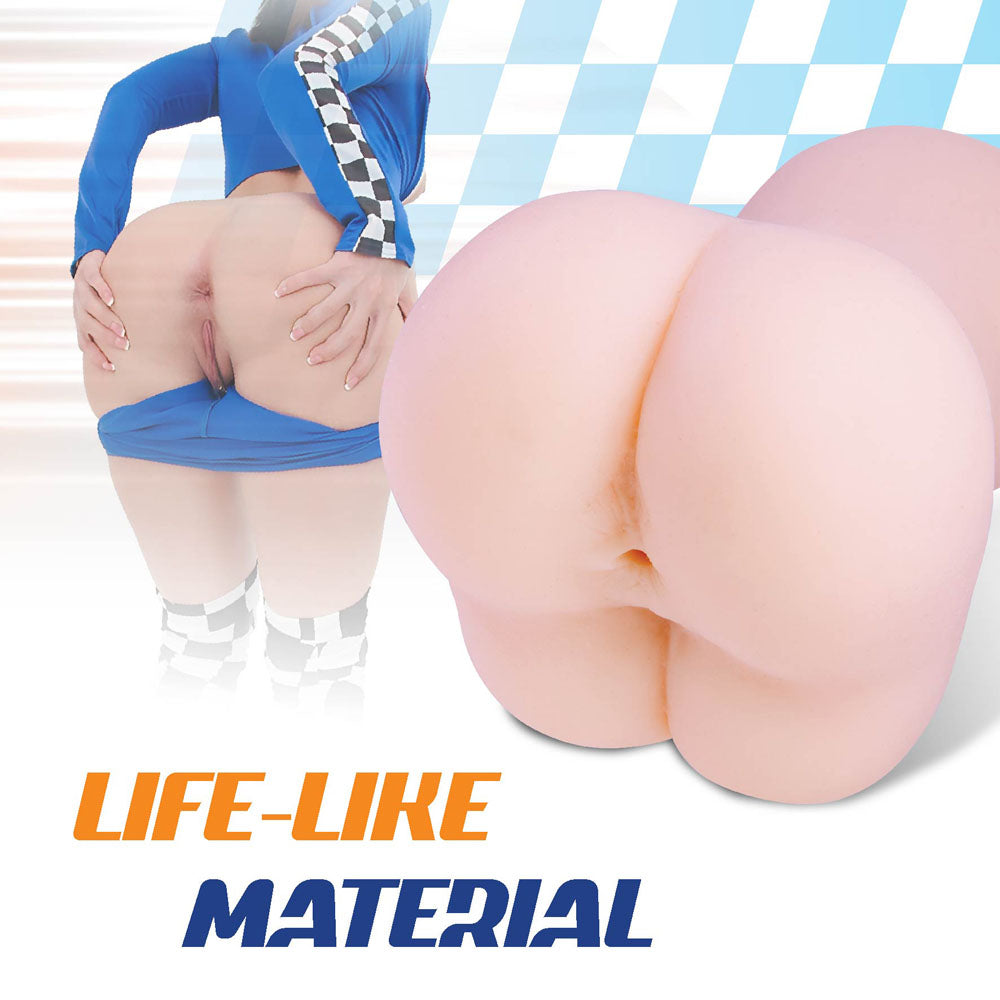 Bulky Sip - Flesh Mini Doggy-Style Stroker - FMQ041A000-051