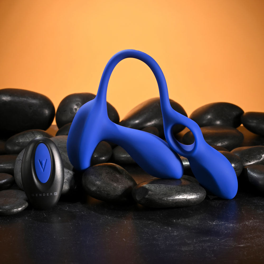 Gender X BACK FOR MORE - Dual USB Rechargeable Dual Stimulator with Wireless Remote - GX-RS-6558-2