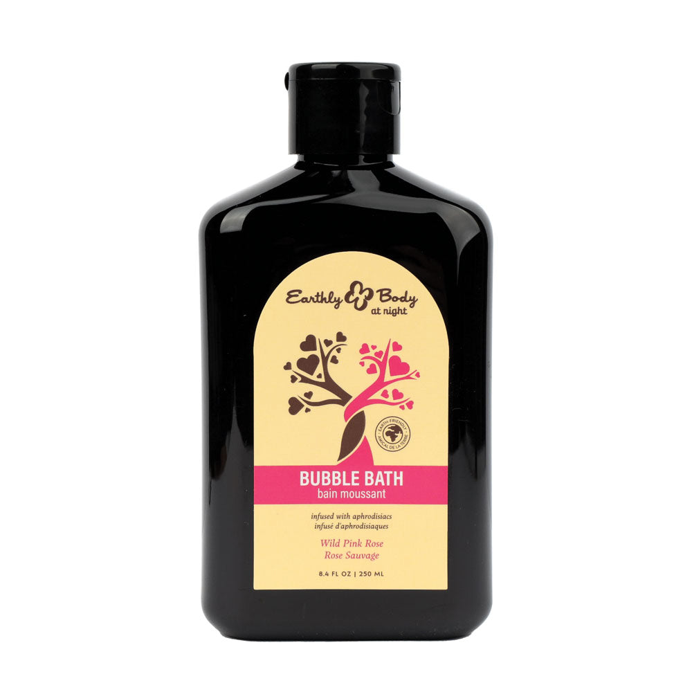 EB Hemp Seed Bubble Bath WILD PINK ROSE - 250 ml - Wild Pink Rose Scented Bubble Bath - 250 ml Bottle-HSBNBB832