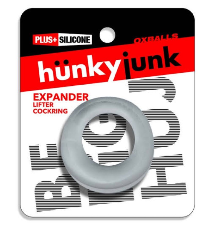 HUNKYJUNK EXPANDER slimmer scoop style cockring CLEAR STEAM-HUJ-154-CST