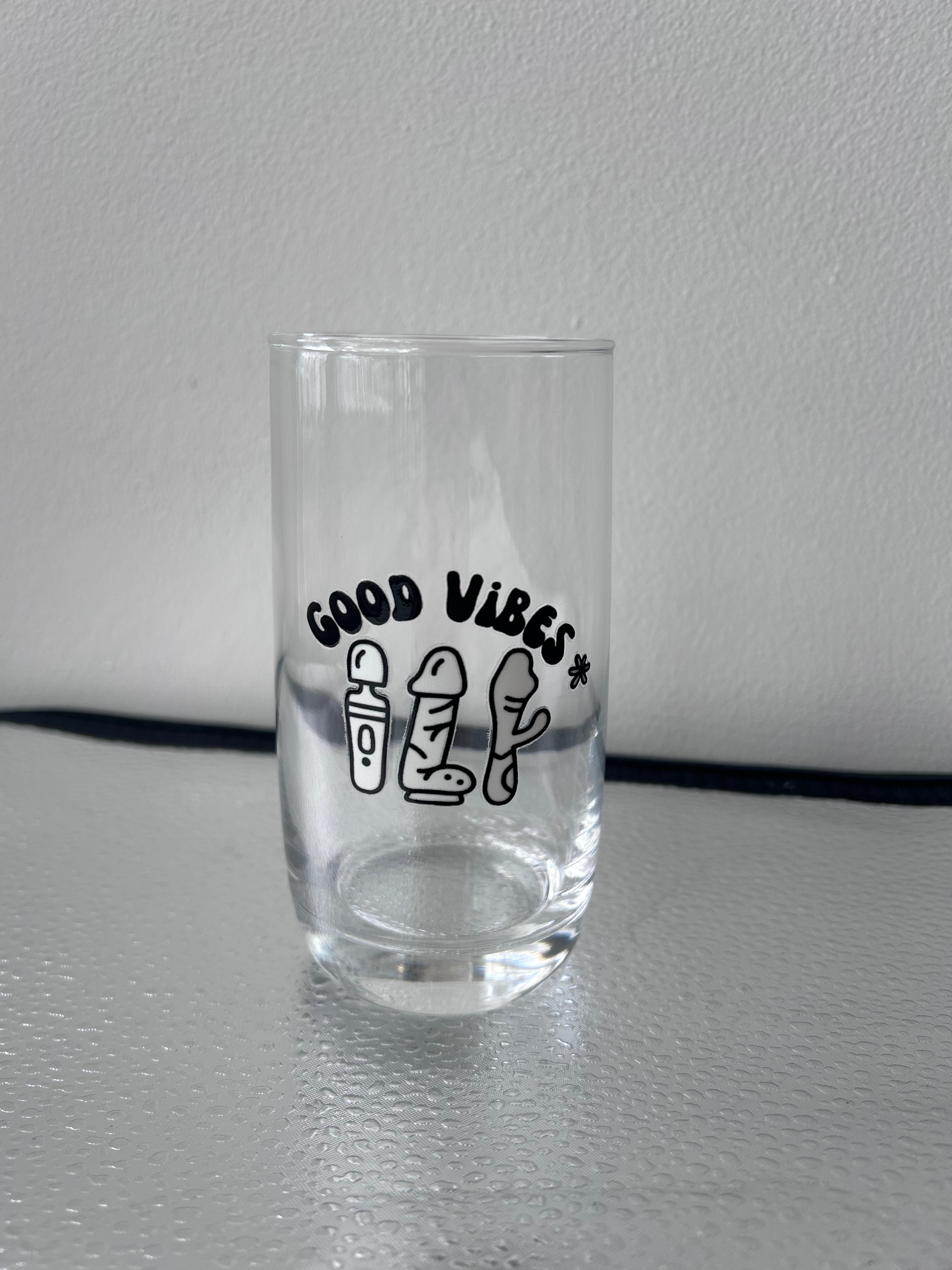 Good Vibes 6 pack Glass Set