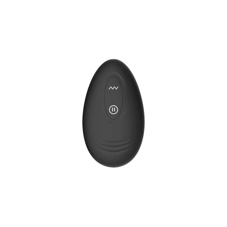 Adam & Eve OMEGA Vibrating Plug - Black 10 cm USB Rechargeable Vibrating Butt Plug with Remote-J561 8000