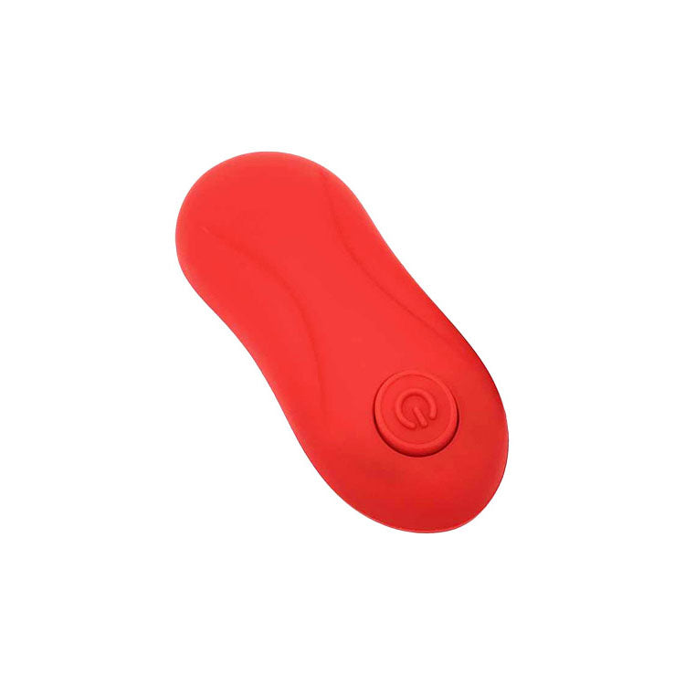 Adam & Eve VIBRATING ROSE DOUBLE ENHANCER - Red USB Rechargeable Cock & Balls Ring with Remote-J661 6000
