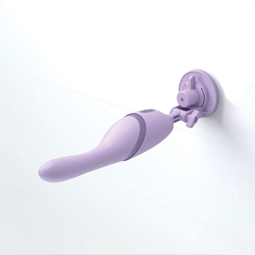 JimmyJane Hello Bang - Purple 27 cm USB Rechargeable Warming & Thrusting Vibrator-JJ40053