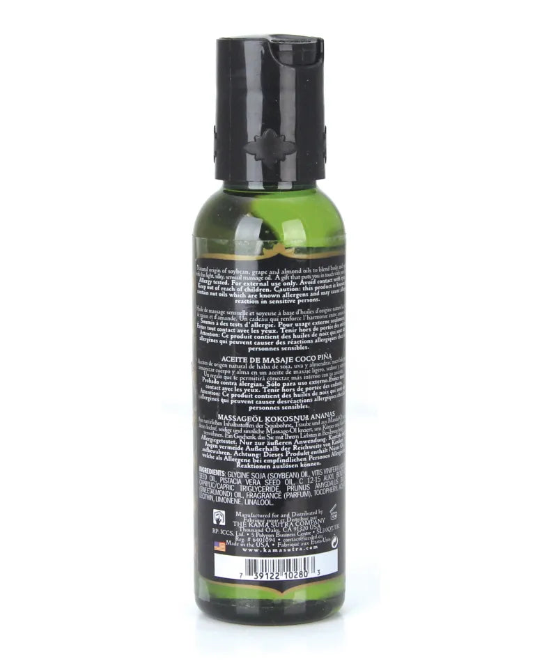 Kamasutra Naturals Sensual Massage Oil Coconut Pineapple-59ml