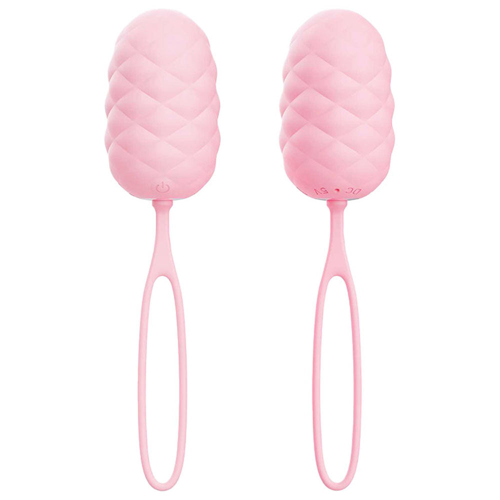 Adam & Eve PILLOW TALK EGG - Pink USB Rechargeable Vibrating Egg with Wireless Remote Control-L070 6200