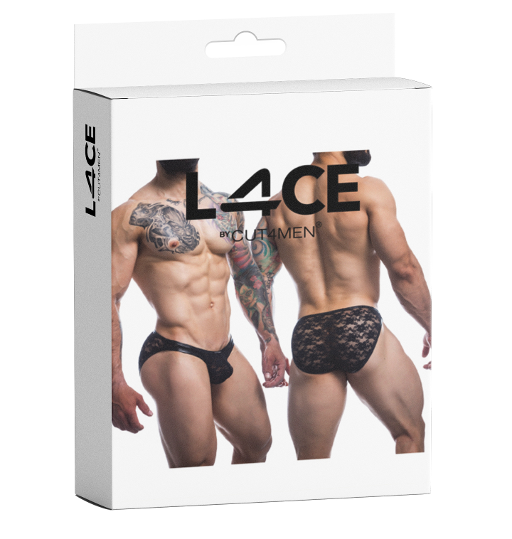 Cut For Men L4CE Bikini Bulge Black - X-LARGE-L4CE01BKXL