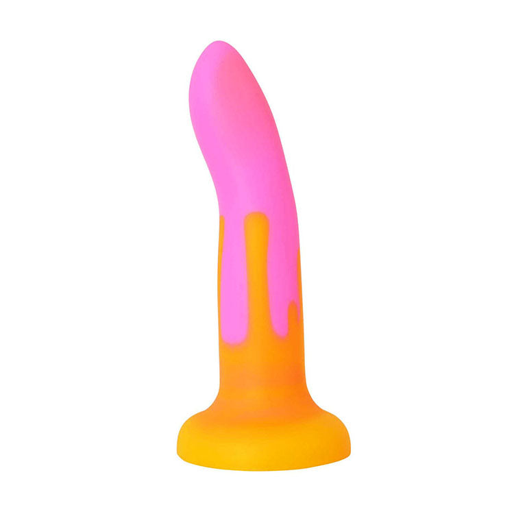 Adam & Eve CHARMED - Pink/Yellow 16.5 cm Dildo - L645 9000