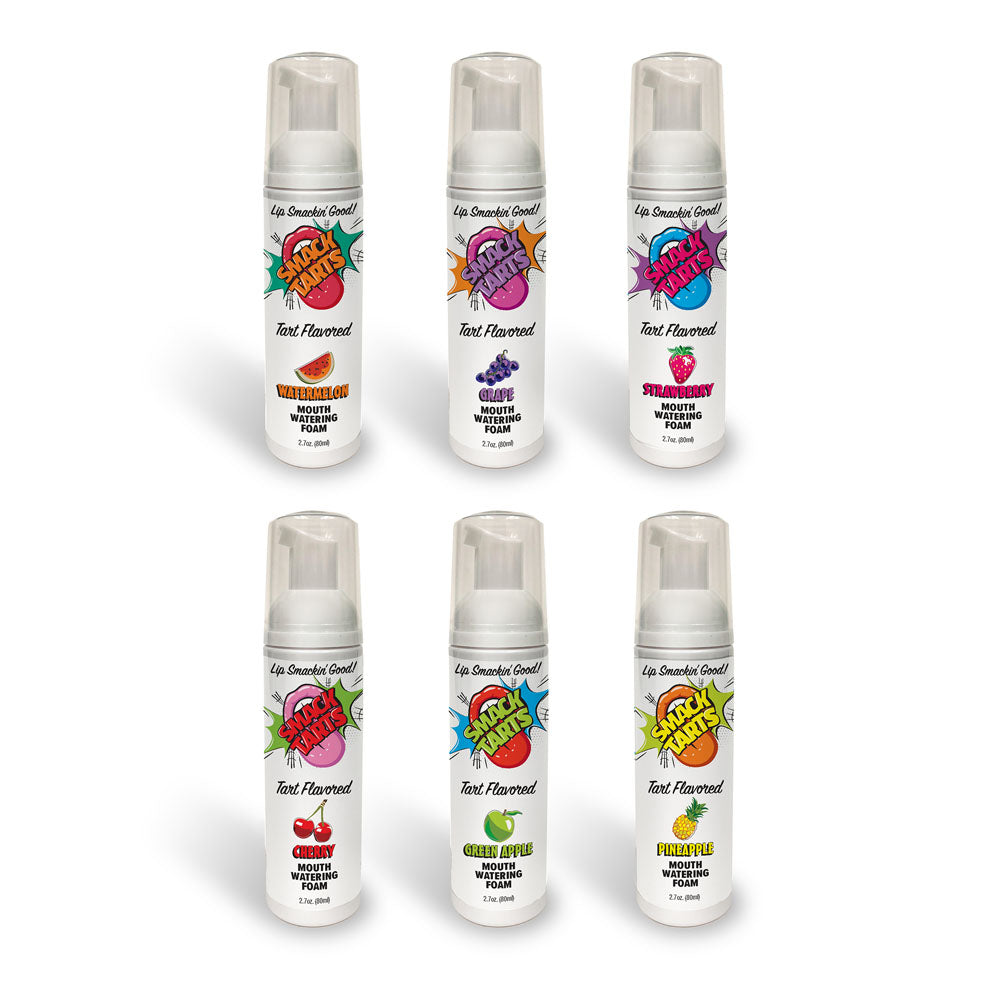 Smack Tarts Mouthwatering Foam - Strawberry - Sour Strawberry Flavoured - 80 ml Bottle - LGBT.474