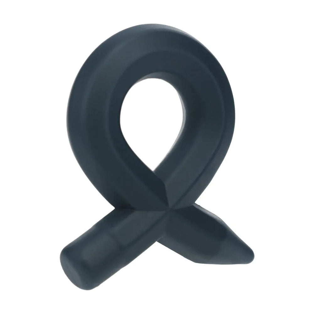 LEVELZ Pencil Liquid Silicone Cock Ring - Black Cock Ring-LVL01-0035BLK