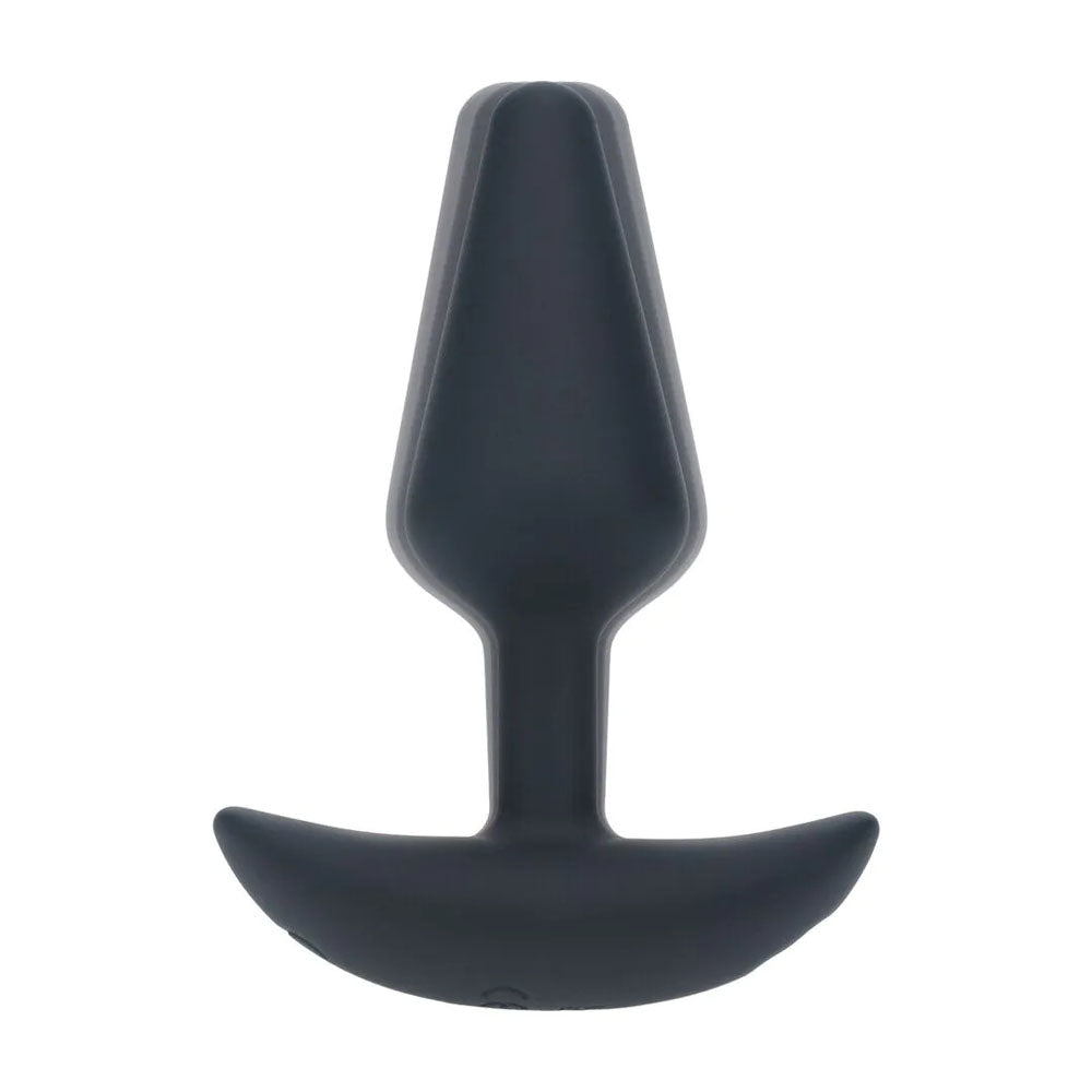 LEVELZ Classic Vibrating Silicone Anal Plug - Small - Black Small USB Rechargeable Butt Plug - LVL03-0012BLK