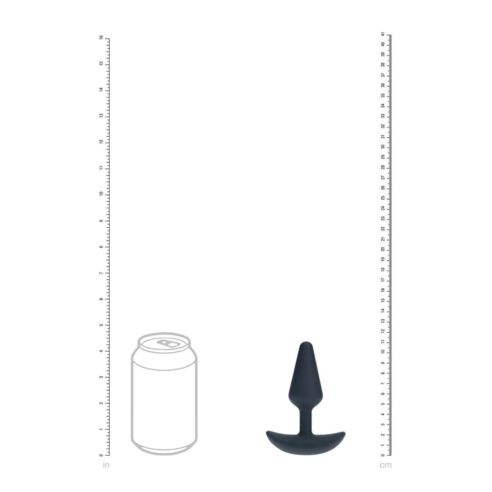 LEVELZ Classic Vibrating Silicone Anal Plug - Small - Black Small USB Rechargeable Butt Plug - LVL03-0012BLK
