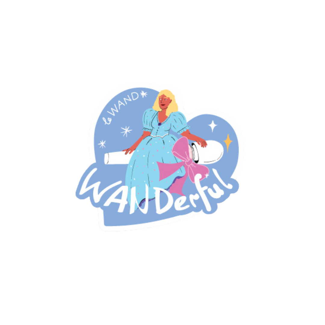 LE WAND-WANDERFUL STICKER BLUE-LWM-021