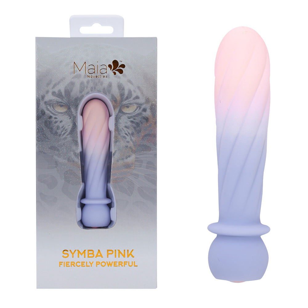 Maia SYMBA - Pink - Pink 10.8 cm USB Rechargeable Powerful Bullet - MA25-14-PINK