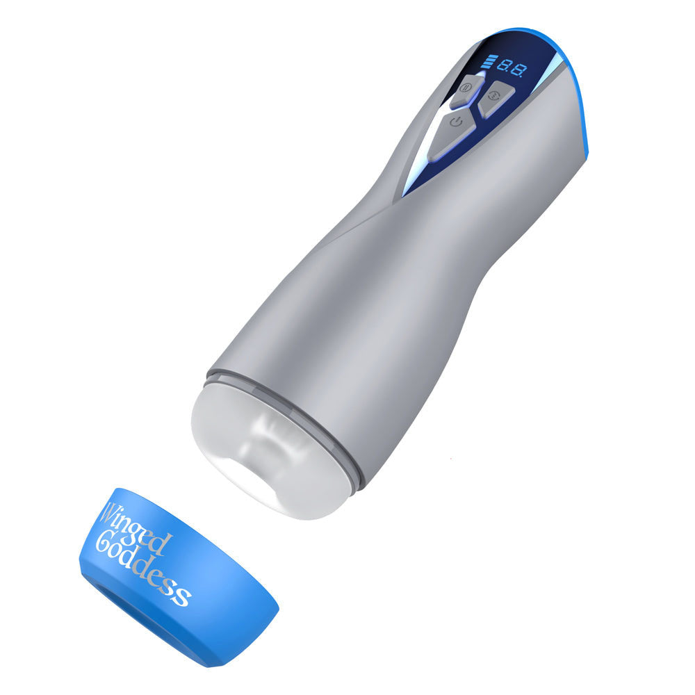 MASTURS Eloa - USB Rechargeable Sucking & Vibrating Auto Stroker with Augmented Reality - MAS005GRY