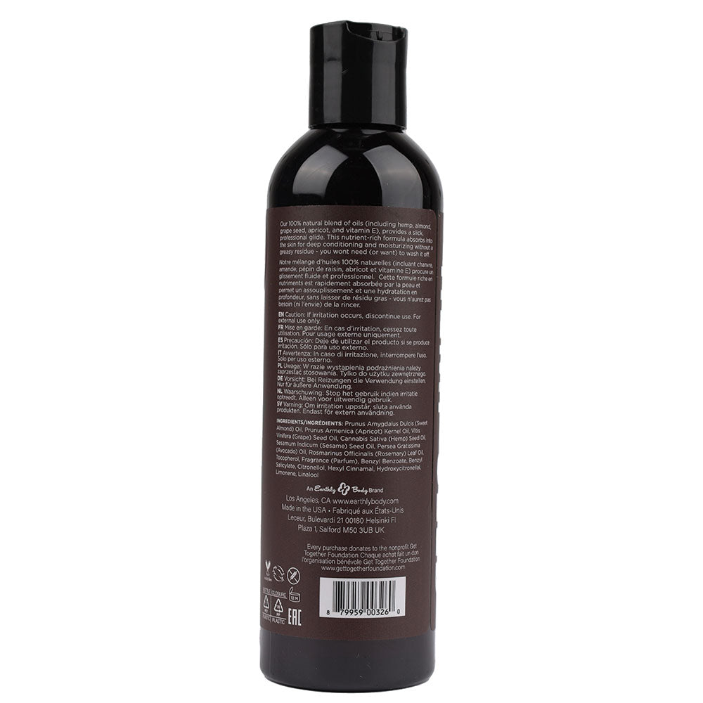 Hemp Seed Massage & Body Oil - Guavalava (Guava & Blackberry) Scented - 237 ml Bottle - MAS068