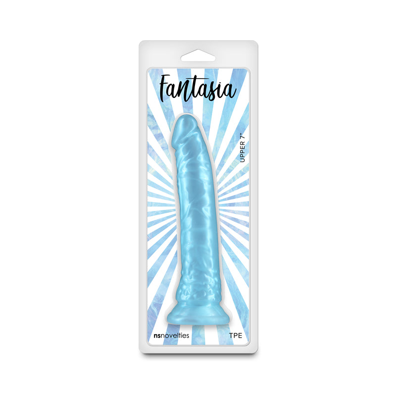 Fantasia - Upper 7 - Turquoise - Pearlescent Blue 20.5 cm Dildo-NSN-0385-28