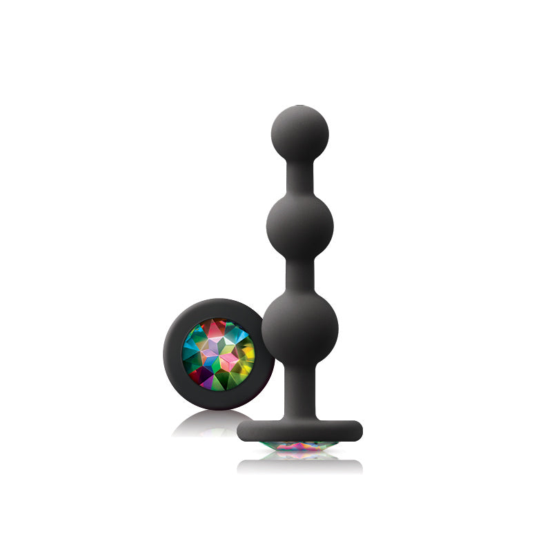 Glams Ripple Silicone Plug: Colorful Pleasure & Fun