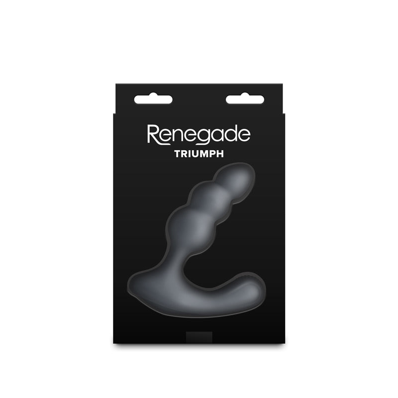 Renegade Thumper - Grey - Grey 13.1 cm USB Rechargeable Prostate Massager - NSN-1132-89