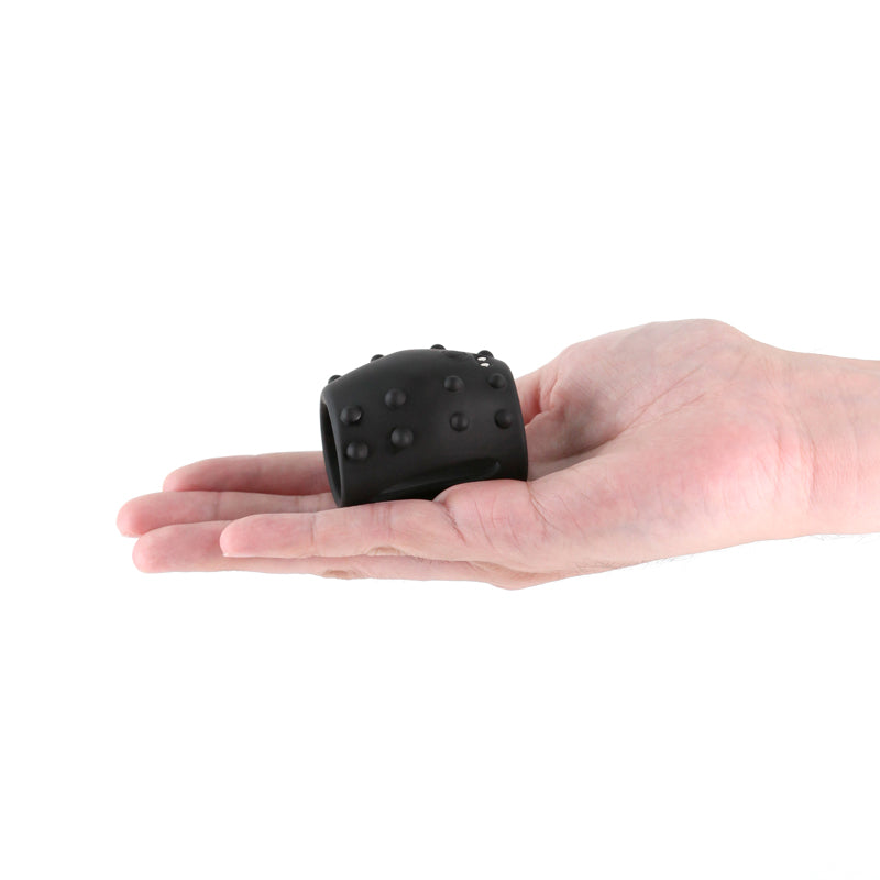 Renegade Sidekick - Black - Black USB Rechargeable Vibrating Penis Cage-NSN-1150-03