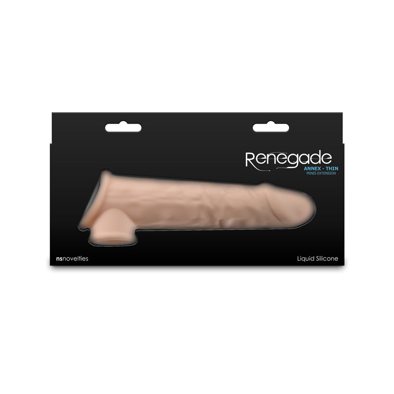 Renegade Annex - Thin - Flesh - Flesh 19.4 cm Penis Extender Sleeve-NSN-1165-01