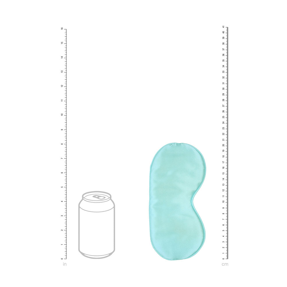 OUCH! Satin Mask - Powder Blue - Powder Blue Eye Mask - OU1060PBLU