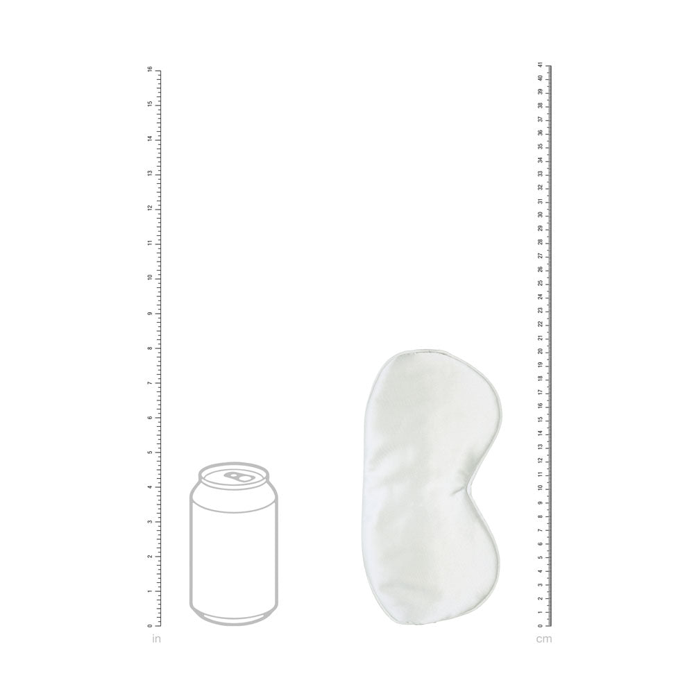 OUCH! Satin Mask - Silver - Silver Eye Mask - OU1060SIL