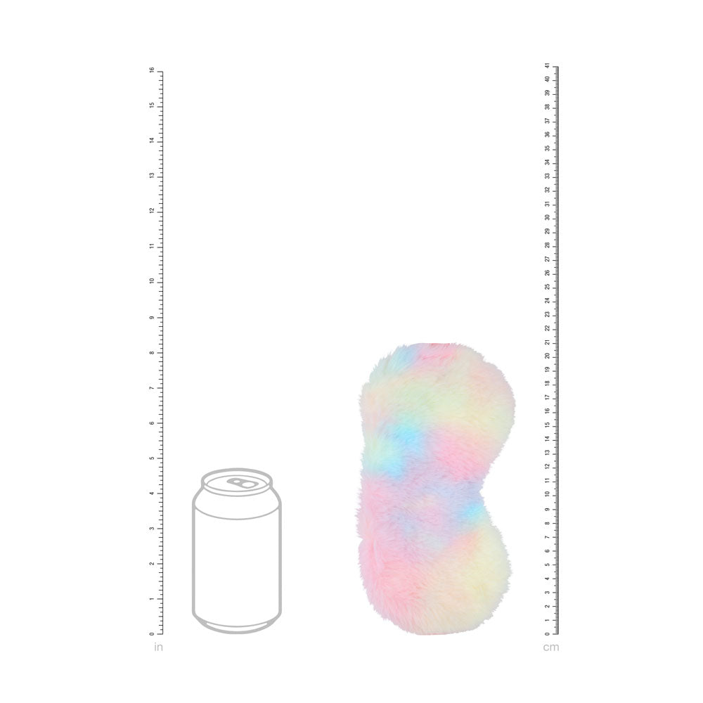 OUCH! Fluffy Mask - Multicolour 1 - Coloured Fluffy Eye Mask - OU1062MUL1